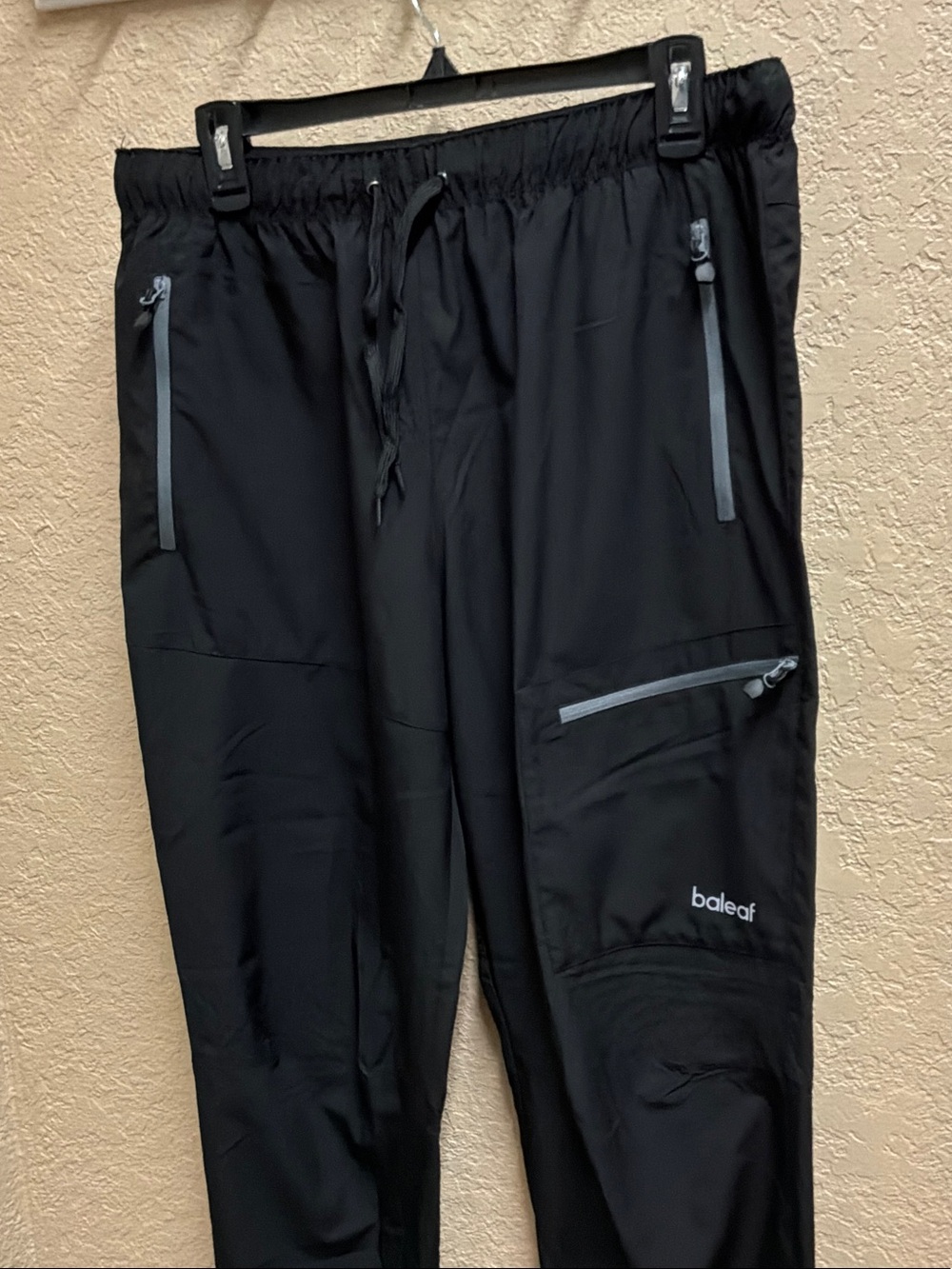 Baleaf Black Women's Track Joggers with Zip Pockets